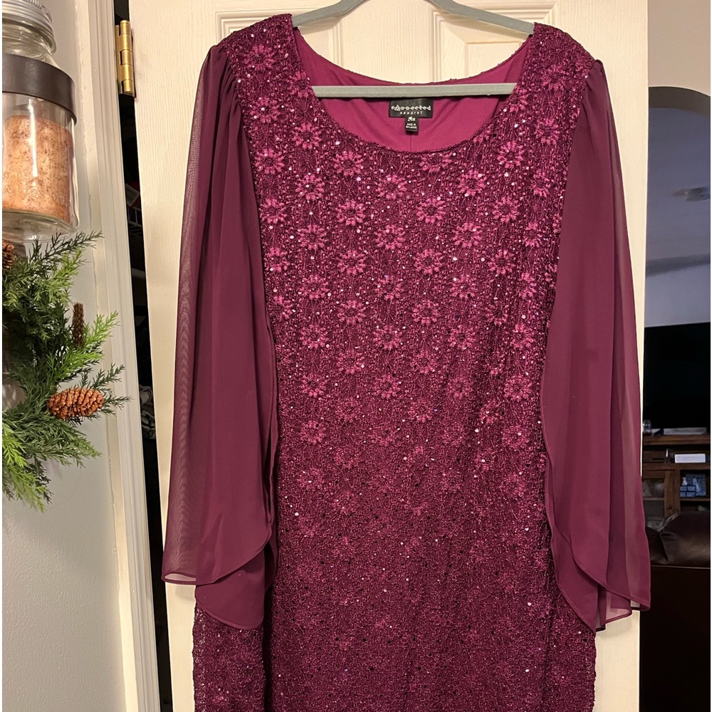 Cocktail Dress W/ Butterfly Sleeves